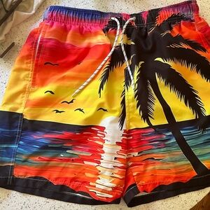 Men’s Large tropical swimshort